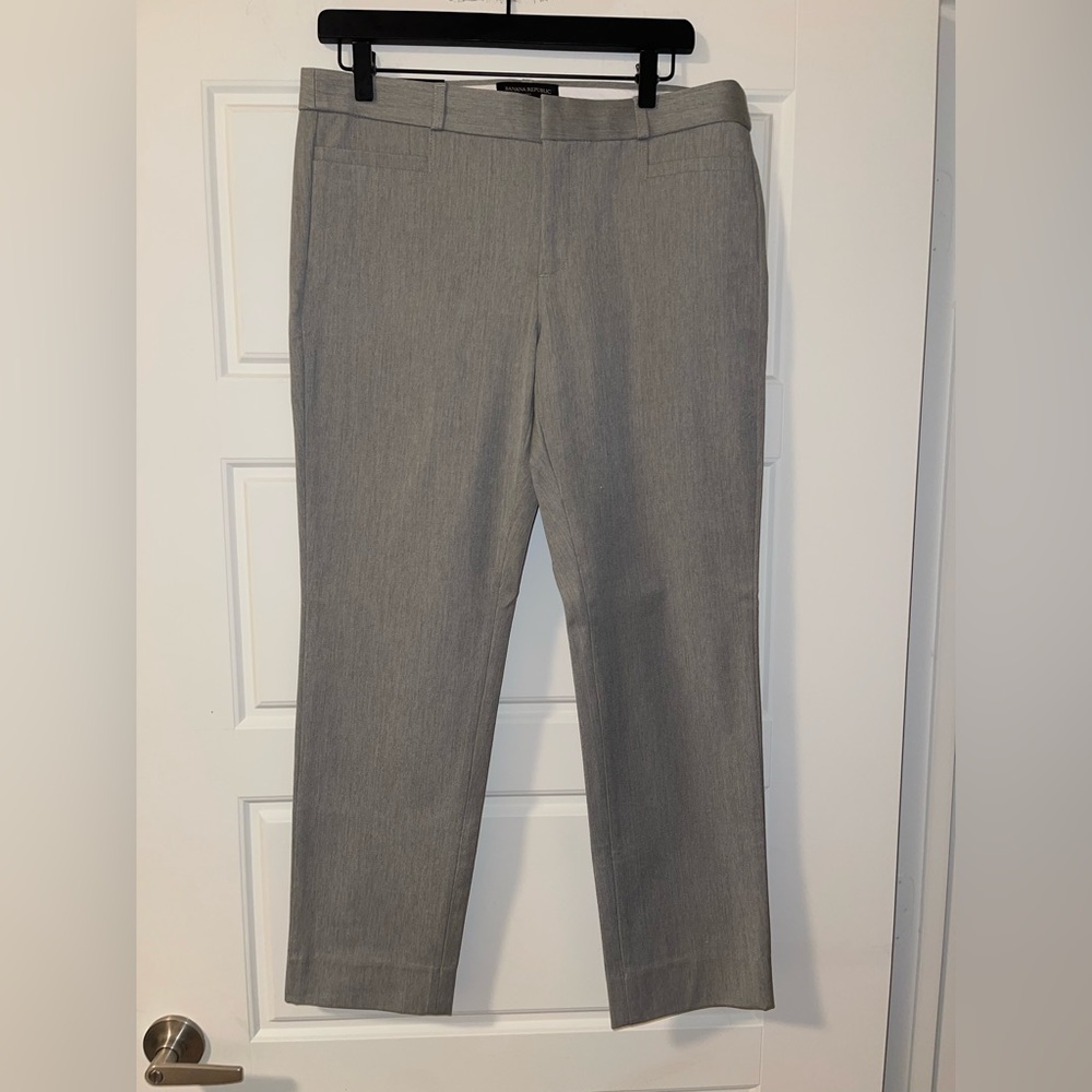 Banana Republic Gray Sloan Pants Size 10 NWT